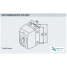 dimensions sélecteur de tension 3 vitesses 10a-230v pour moteurs de hotte