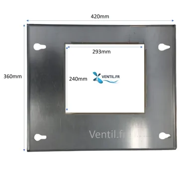 Plaque d'adaptation pour moteur de hotte