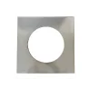 Plaque d'obturation en nacier galvanisé avec trou en diamètre 250