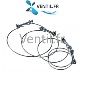 Collier de serrage monofil pour raccordement de gaine de ventilation