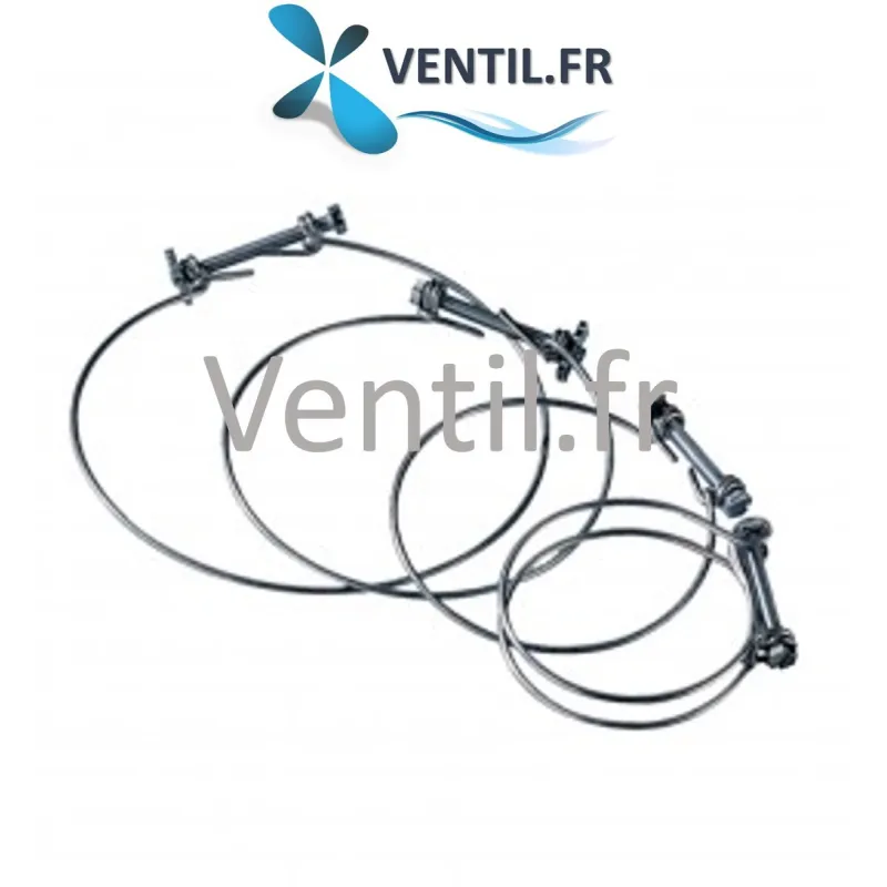 Collier de serrage monofil pour raccordement de gaine de ventilation