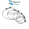 Collier de serrage monofil pour raccordement de gaine de ventilation
