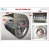 Moteur escargot DD 9/9 550w 230v-ventilateur pour hotte de cuisine pro