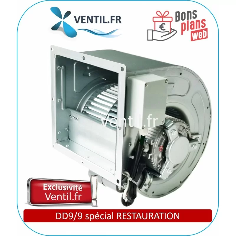 Moteur escargot 3200 m3/h DD 9/9 99 550w 230v pour hotte de cuisine professionnelle- BON PLAN DU WEB!