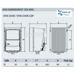 Variateur de fréquence TRI VFIK COOK 0.75kw ip66 SPECIAL CUISINE - marque VIM