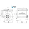 Moteur Hotte Pro DD 12/12 5200m³/h 230V Pas Cher | Ventil.fr