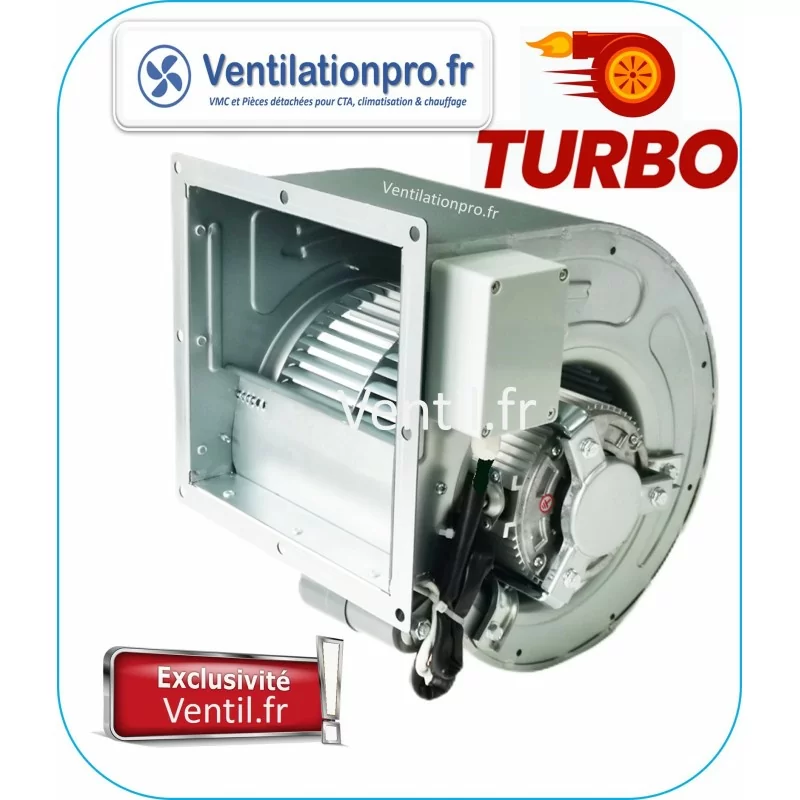 Moteur escargot DD 7/7 Turbo -2000m3/h- 250w 230v compatible toute hotte professionnelle et restaurant