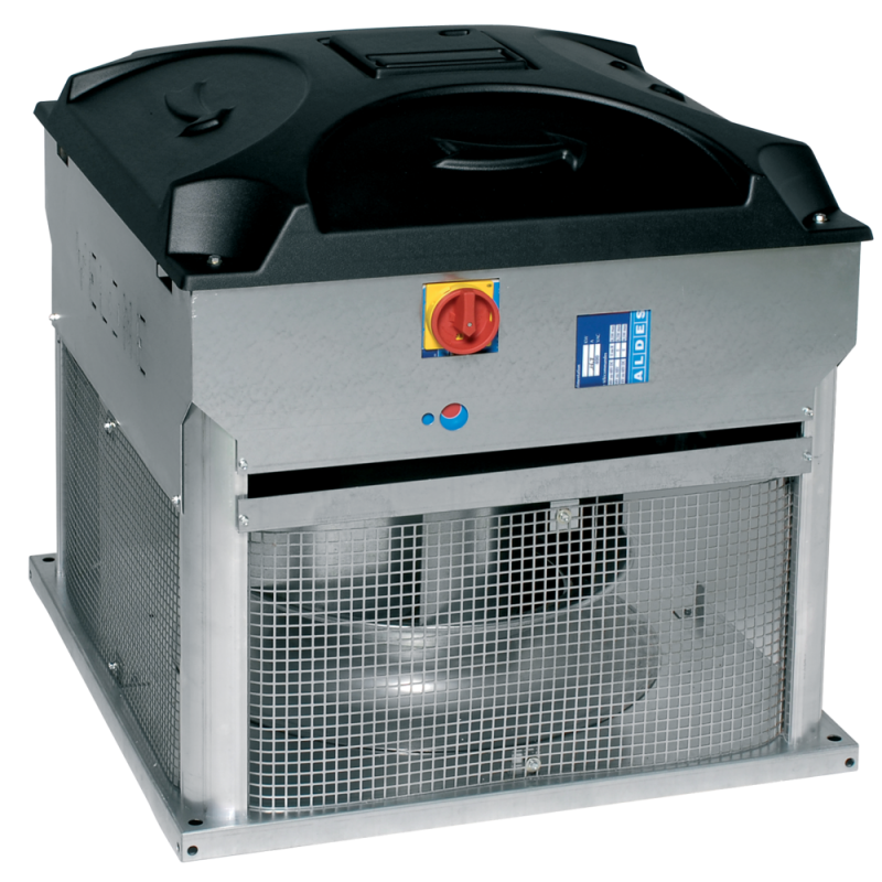 Tourelle d'extraction 7200 m3/h- VELONE 4.5-230v- monophasé - 400°/2h pour hotte de cuisine professionnelle- marque ALDES