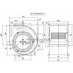 plan du DD10/8 600w 230v pour cuisine pro
