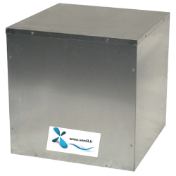 Caisson nu en acier galvanisé 450*450mm
