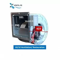Moteur escargot DD 10/10 -4000m3/h -ventilateur pas cher et puissant pour hotte pro