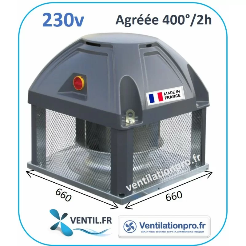 Tourelle d'extraction TEDH 500 vim 690112