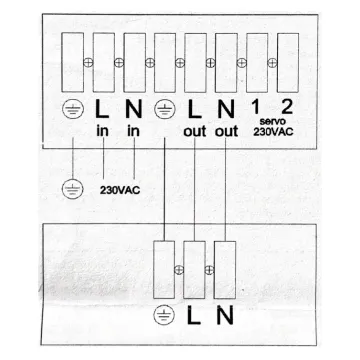 Autotransformateur 4 positions 5a -230v désenfumage pour hotte pro