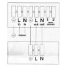 Autotransformateur 4 positions 5a -230v désenfumage pour hotte pro