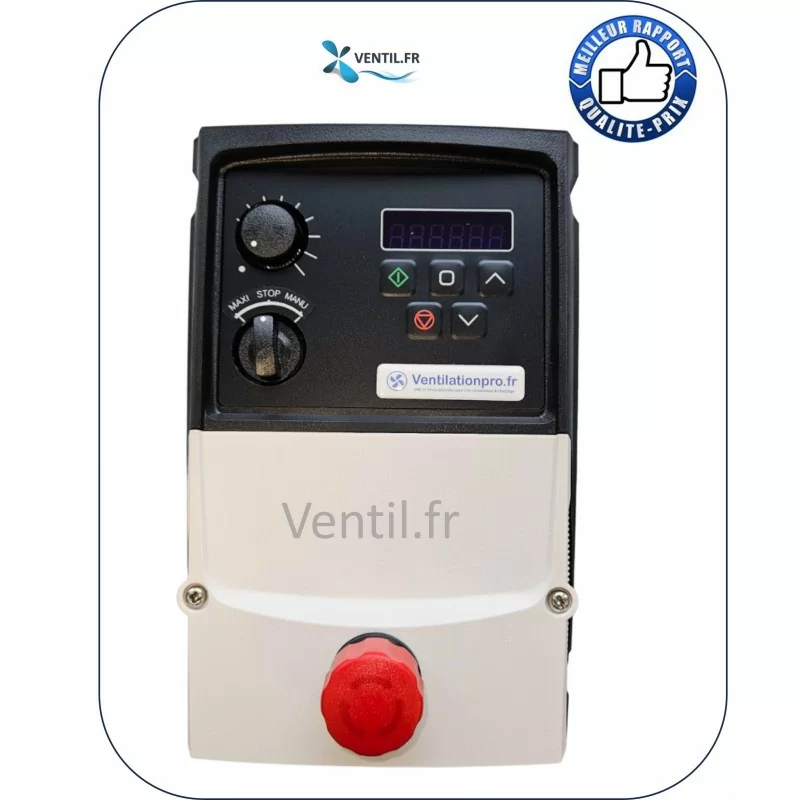 Variateur de fréquence MONO-MONO 0.75kw ip66 SPECIAL CUISINE PRO avec bouton de marche forcée désenfumage Variateur de fréquence MONO-MONO 0.75kw ip66 SPECIAL CUISINE PRO avec bouton de marche forcée désenfumage