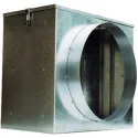 Caisson porte-filtre pour gaine circulaire