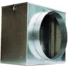 Caisson porte-filtre pour insufflation d'air pour gaine circulaire de VMC, habitat collectif et ventilation tertiaire