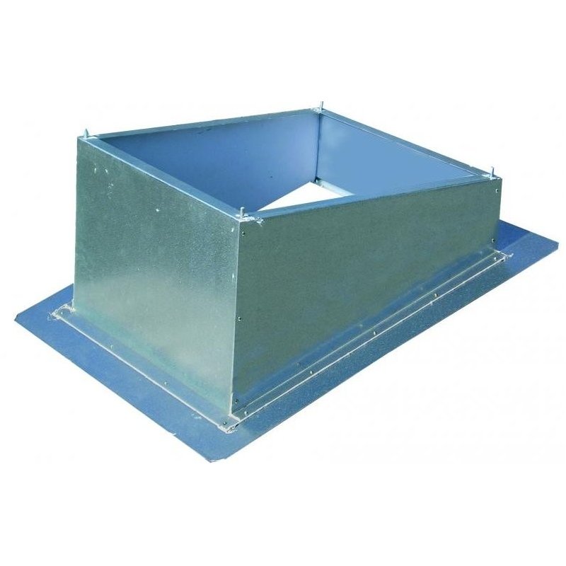 Costière toit plat pour tourelle d'extraction Saftair - pente 20%