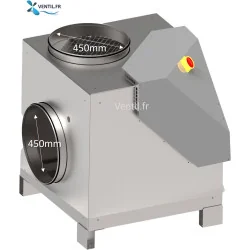 Caisson d'extraction 6500 m3- F400/120 désenfumage - 400v- R'CHEF 45 Saftair -pour hotte de cuisine pro et restaurant