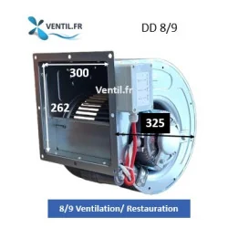 Moteur escargot DD 8/9 -3000m3/h -ventilateur pour hotte pro