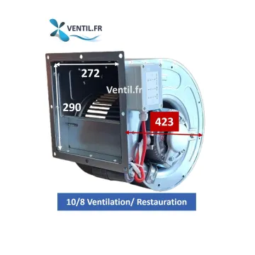 Moteur escargot DD10/8- 600w 230v- ventilateur pour extraction de hotte de cuisine professionnelle / restaurant
