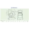 dimensions TMD 15/15 tecnifan
