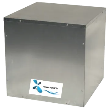 Caisson nu en acier galvanisé 450*450mm