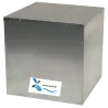 Caisson nu en acier galvanisé 450*450mm