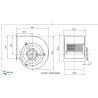 dimensions dd9/7 pour hotte de cuisine pro