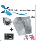 Pack Hotte avec moteur - Site Professionnel Prix €HT.