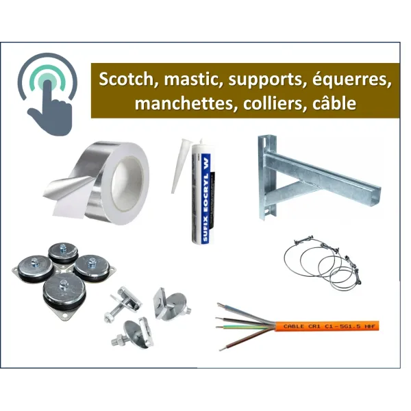 Mastic / Scotch / Kit / Support / Equerre / Pied
