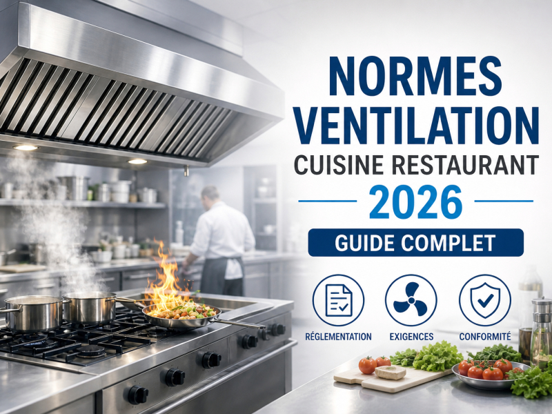 Normes de ventilation pour les cuisines de restaurant 2026 : guide complet