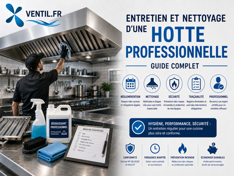 Entretien et nettoyage d'une hotte professionnelle : guide complet