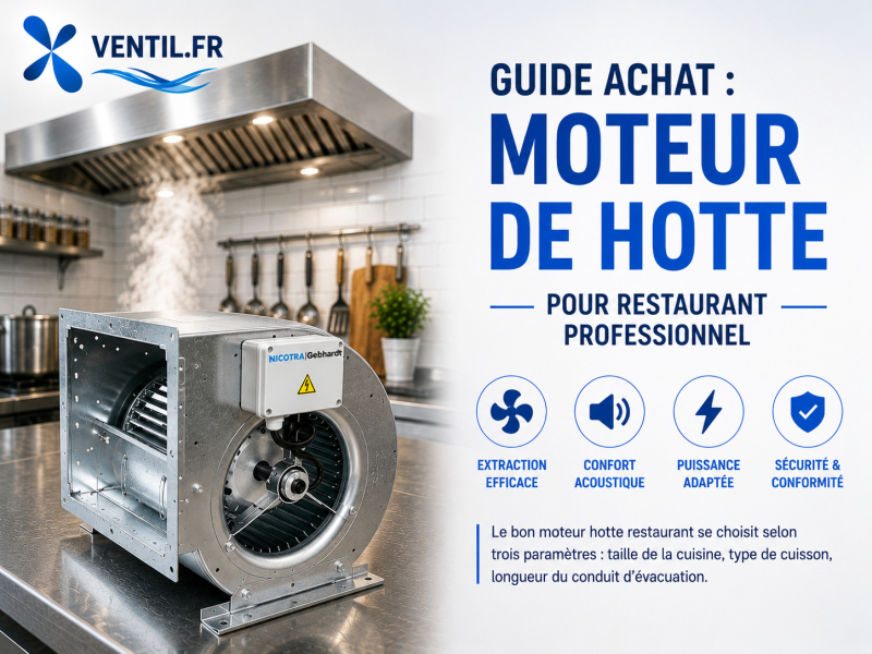 Guide achat : moteur de hotte pour restaurant professionnel